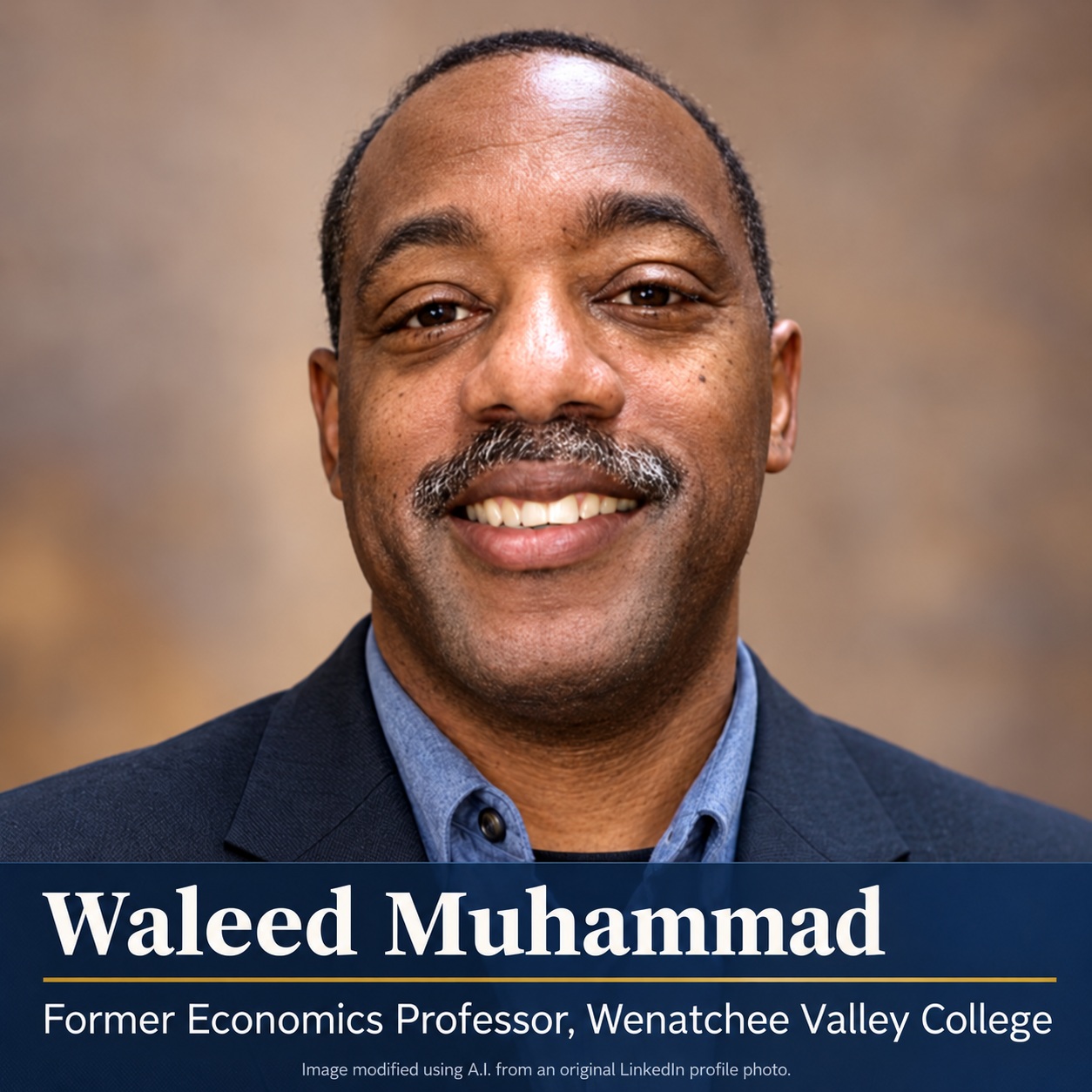 Waleed Muhammad, former Wenatchee Valley College economics professor